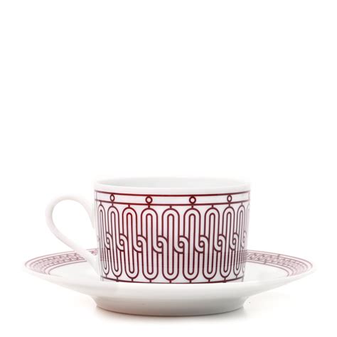 hermes tea cups|Hermes h deco tea cup.